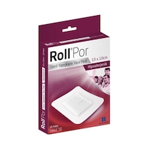 Roll Por 10X10 Cm Steril Yapışkanlı Yara Pedi 10 Adet