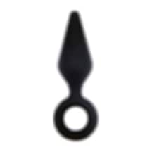 Lilitu Shop 8,7 Cm Halkalı Silikon Anal Tıkaç (Plug)
