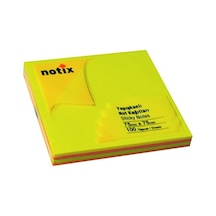 Notix Yapışkanlı Not Kağıdı 75 Mm X 75 Mm 100 Yaprak - Neon 4 Renk