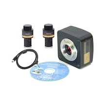 ECE Opto-Edu 8.0MP USB Mikroskop Kamerası Ayarlanabilir Adaptörlü