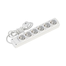 Mutlusan Rı-tech 6lı 1,5mt Şok Koruma Usb+typ-c Anaht. Topraklı Grup Priz Ç.k. 3x1.5 1.5 Mt 0 M