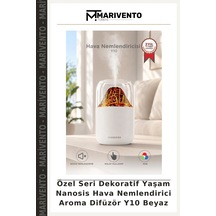 Özel Seri Dekoratif Yaşam Nanosis Hava Nemlendirici Aroma Difüzör Y10 Beyaz