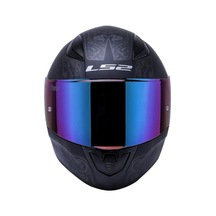 Ls2 Rapid Crypt Full Face Koyu Mavi Vizörlü Motosiklet Kaskı Mat Siyah
