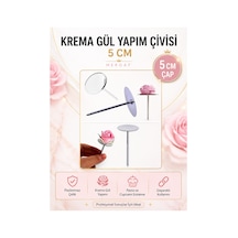 Krema Gül Yapım Çivisi 5 Cm