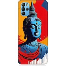 General Mobile Gm 21 Pro Uyumlu Budha Heykeli Desenli Silikon Kılıf