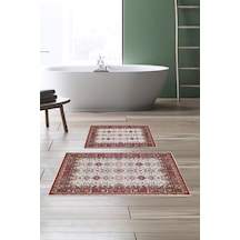 Alanur Trend Kaymaz Taban Dijital Banyo Takımı Kt434 Kahve