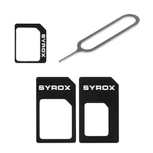 Syrox Akıllı Telefon için Nano Sim Kart Çevirici Takım ve Iğne
