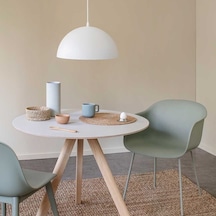 Riolight Retro,rustik,modern Masa Üstü Beyaz Tekli Metal Sarkıt A Beyaz