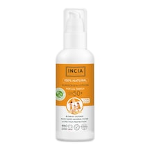 Incıa%100 Doğal Ve Organik Tamanu Yağlı Güneş Losyonu Filtreli Tüm Aile Için 50 Spf 100 Ml Sku: Smg8690010494443 Açık Bej