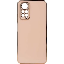 Mobilteam Redmi Note 11 Global Kılıf Bark Kapak - Rose Gold Rose Gold