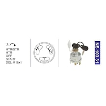 Kontak Anahtarı Fişek Ve Çivi Anahtarlı Başak Traktör 05200580004
