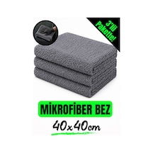 Autofresh 3 Adet Mikrofiber Bez Seti Araç Yıkama Oto Uygulama Temizlik Bezi 40x40 Cm