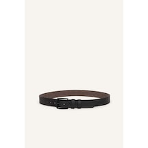 Defacto Erkek Dikdörtgen Toka Suni Deri Jean Kemeri H5093axnsbk27 Siyah-bk27