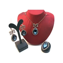 Hurrem Safir Koyu Mavi Damla Elmas Montur Set Sevgiliye Hediye 89 Hurrem Safir Koyu Mavi Damla Elmas Montur Set Sevgiliye Hediye 89