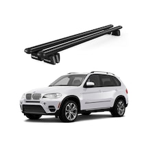 Pençe Bmw X5 E70 2007-2013 Uyumlu Siyah Ara Atkı Port Bagaj Tavan Barı
