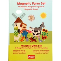 Rossie Ahşap Mıknatıslı Çiftlik Oyun Seti