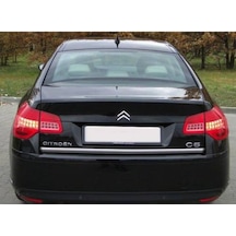 Citroen C5 Formlu Krom Bagaj Alt Çıta 2008 Üzeri Paslanmaz Çelik