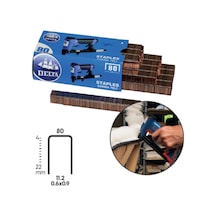 Delta Zımba Teli 80/08 (1 Paket=5.000 Adet)