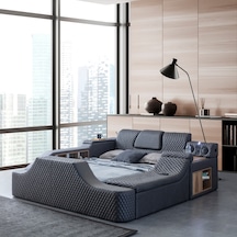 Eymense Escape Tv Modullü Akıllı Lüx Karyola Antrasit