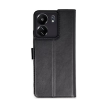 Redmi 13c Kılıf Trend S Plus Kapaklı Kılıf - Siyah Bz8683140781989