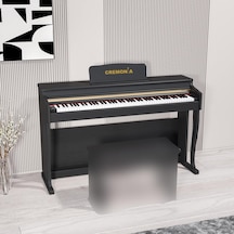 Cremonia 58808 Bk Dijital Piyano 88 Tuşlu Ağırlıklı Klavye - Siyah