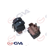 Gva Cam Açma Anahtarı Ön Sol Megane Iı Lm-- Çiftli 10 Fiş-çiftli Gva 8011008 8200315040 8200108272