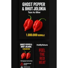 Ghost Pepper & Bhut Jolokia 1 Milyon Scoville Gerçek Taze Acı Biber