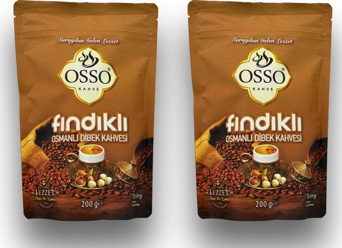 Osso 2 Li Fındıklı Osmanlı Dibek Kahvesi 2x200 400gr Diğer