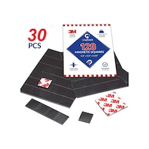 30 Adet Yapışkanlı Mıknatıs Magnet, Güçlü Süsleme Mıknatısı N11.17196