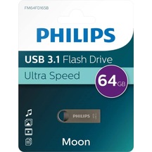 Phılıps Fm64fd165b, 64gb, Usb 3.1, Moon, Uzay Grisi, Flash Disk