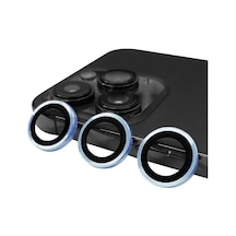 Apple Uyumlu iPhone 14 Pro Max Zore Cl-07 Kamera Koruyucu-mavi