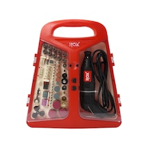 Rox 0074 Mini Taşlama Gravür Makinası Hobi Seti 210 Parça