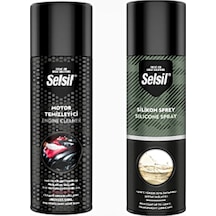 Selsil 2 Li Oto Bakım Seti Motor Temizleme 500 Ml Ve Silikon Sprey 500 Ml 1 adet