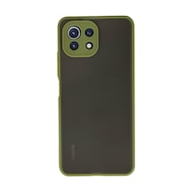 Xiaomi Mi 11 Lite Uyumlu Kılıf Montreal Silikon Kapak - Açık Yeşil