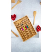 Bambu Çekmece Düzenleyici, Kaşıklık Büyük Boy