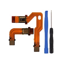 Ps5 V1 Mikrofon Flex Tornavida Ayırıcı Set Dualsense Bdm 010 Yedek Parça Siyah