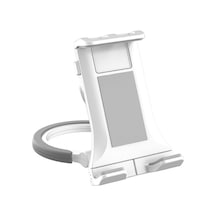 Cbtx Katlanabilir Telefon Tutucu Masaüstü Dolabı İçin 360 Derece Dönebilen Tablet Standı - Beyaz