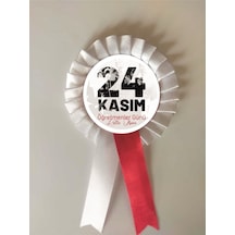 14 Mart Tıp Bayramı Saten Kokart 10 Adet