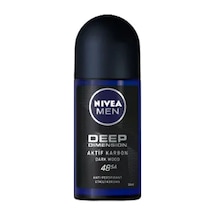 5 Adet Nivea Men Deep Dimension Deodorant Roll On 50 Ml