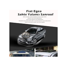 Fiat Egea Parlak Siyah Yalancı Çakma Sahte Sunroof