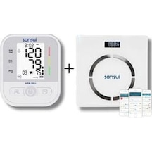 Ölçer Tansiyon Cihazı + Akıllı Bluetooth - Medikaltec Büyük Manşonlu Koldan Ölçer Tansiyon Cihazı + Akıllı Bluetooth Dijital Tartı Beyaz