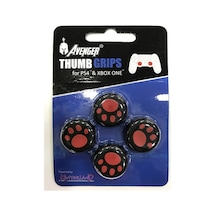 Kontorland PS4 Uyumlu Ps3 Analog Koruyucu Lastik 4 Lü Patili