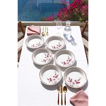 Lüx Sakura Desen Seramik 6 Kişilik Yemek Seti 20 Cm Diğer