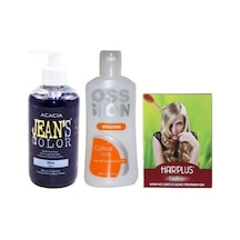Saç Boyası Mavi 250ml Ve Boya Temizleyici Ve Saç Açıcı