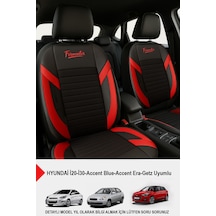 Formentor Tay Tüyü Oto Koltuk Kılıfı Hyundai İ20-i30-accent-blue-era-getz Uyumlu Kırmızı
