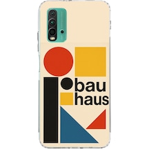 Redmi 9t-poco M3 Uyumlu Bauhaus Akımı Baskılı Silikon Kılıf Renkli