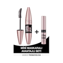 Maybelline New York Lash Sensational Intense Black Maskara 9.5 ML + Mini Lash Sensational Siyah Maskara 4.5 ML