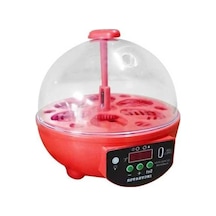 Pazly Suntek Güvercin Kaz Yumurtaları Kırmızı İçin Kuluçka Makinesi - Manuel Dönen, Şeffaf Kapaklı, Led Ekranlı, Hediye İçin Mükemmel