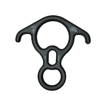 Kong Big 8 Kulaklı Descender 40kn Sekizli İndirici İniş Aleti Tactical Black 80506n400kk Siyah