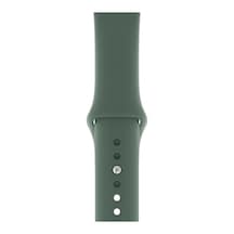 Apple Watch Seri 7/8/9/se/se2/ultra/ultra 2 Uyumlu 42/44/45/49mm Jel Silikon Spor Kayış, Haki
